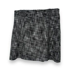 3/$20 💥 Ann Taylor‎ Black & Gray Tweed Business Casual Mini Skirt | Sz 18